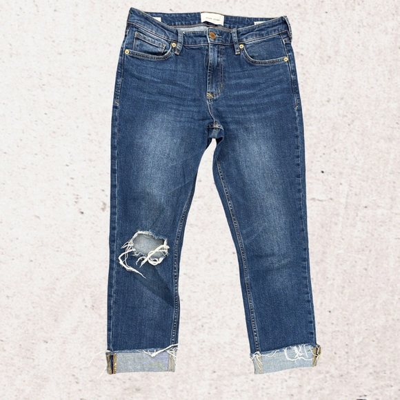 Dear John Denim - Bundle 3 or more Dear John Blue Ankle Cropped Jeans with Distressed Hem